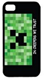 minecraft クリーパー iPhone4/4s ケース　ブラック [並行輸入品]
