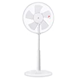 山善(YAMAZEN) 30cmリビング扇風機(押しボタンスイッチ)タイマー付 ホワイト YLT-AK30(W)