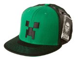 Minecraft Creeper Face Snap Back Hat