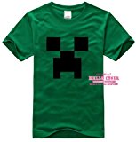 コスプレ衣装★Minecraft（マインクラフト）クリーパー(Creeper) Tシャツ★コスチューム--Ｌサイズ