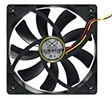 サイズ KAZE-JYUNI 小軸&大型ブレード12cmファン、25mm厚800rpm、超静音 SY1225SL12L