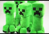 好評販売コスプレ小道具/小物♪Minecraft（マインクラフト）クリーパー(Creeper) ぬいぐるみ 人形 30cm 5点 コスチューム