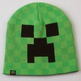 MINECRAFT(マインクラフト) クリーパー・フェイス・ビーニー帽子/ニット・キャップ S/Mサイズ